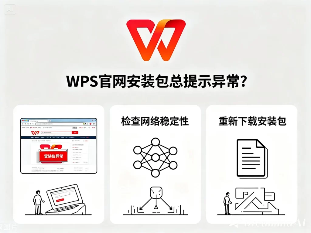 WPS 官网模板下载失败的修复方法